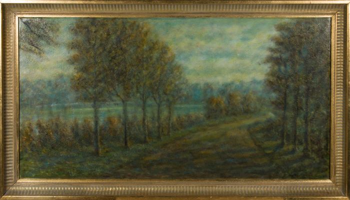 Henry E. Foster (1921-2010) - Signed & Framed 20th Century Oil, Arrow Lake