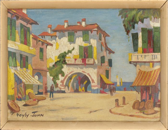 Cecil Rochfort D’Oyly-John (1906-1993) - Mediterranean Coastal Town