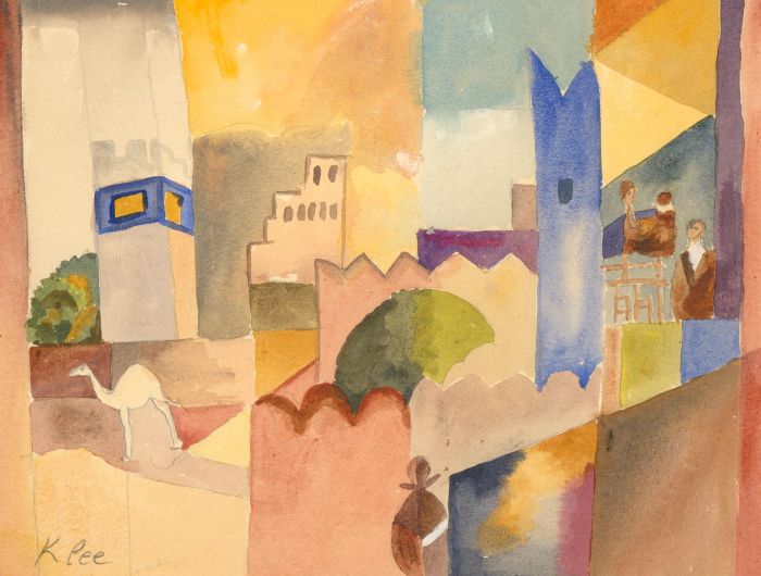 After Paul Klee - 20th Century Watercolour, View of Tangier