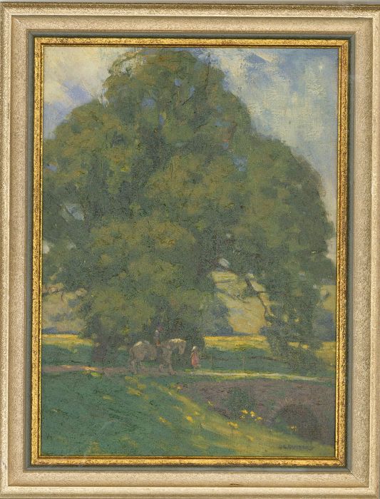 George Carr Duxbury (1875-1930) - Signed & Framed Late 19th Century Oil, Country Path