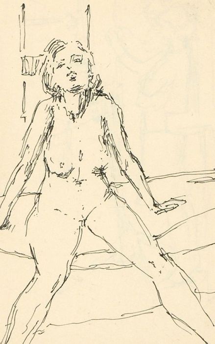 Maurice Feild (1905-1988) - Early 20th Century India Ink, Three Life Drawings