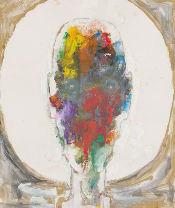 Mircea Marosin (1921-2007) - 20th Century Acrylic, Technicolor Portrait