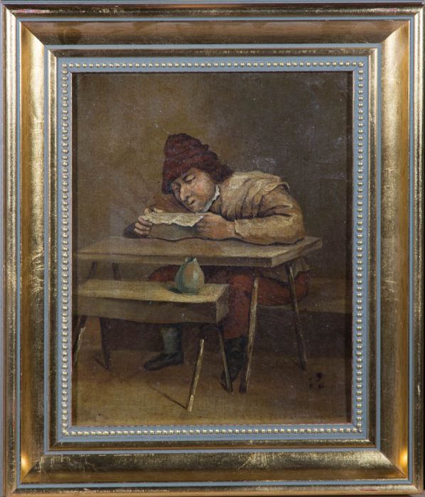 Late 19th Century Oil - The Reader