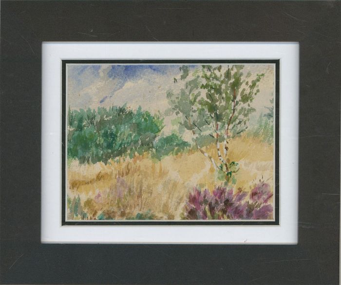 1851 Watercolour - Heather In The Scrub