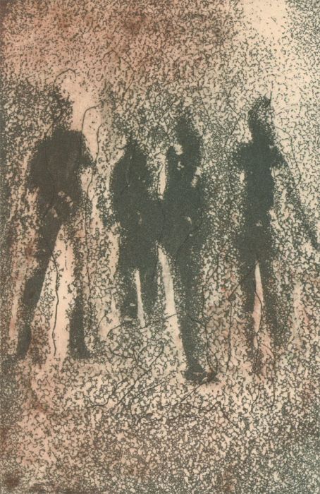 Kaia Mayer (1923-2005) - Mid 20th Century Etching, Autumn Walk