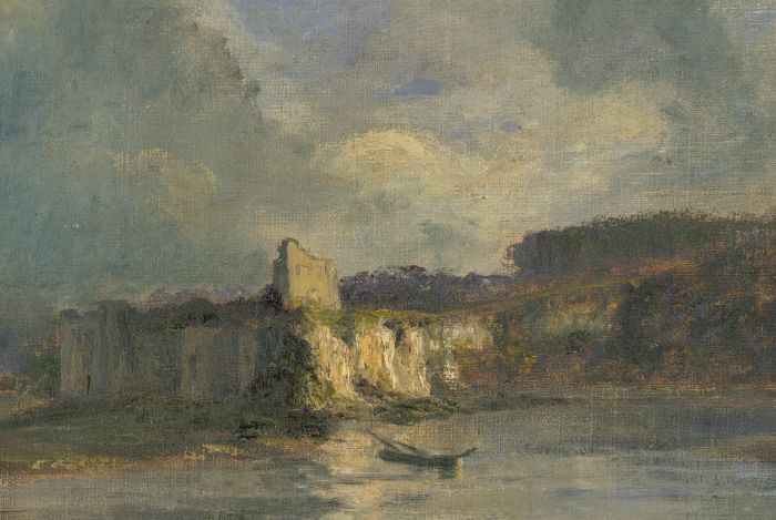 Alfred Henry Robinson Thornton NEAC (1863-1939) - Early 20th Century Oil, Chepstow Castle