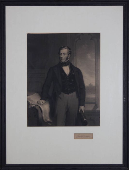 Mid 19th Century Mezzotint - Portrait of a Victorian Gentleman