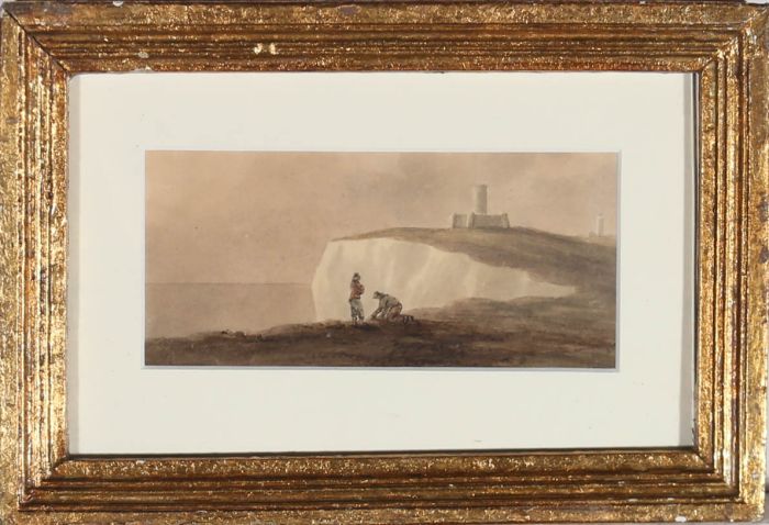 Henry Parke (fl.1790-1835) - Signed Mid 20th Century Watercolour, Chalk Cliff