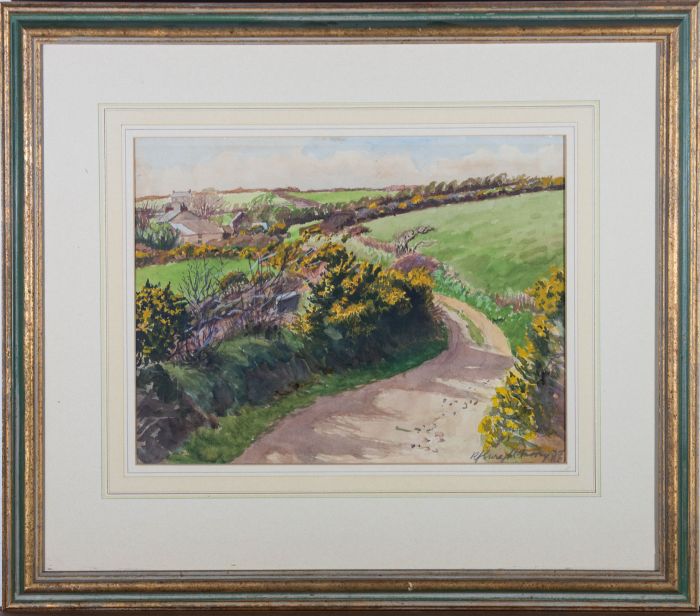 Robert James Enraght Moony (1879-1946) - 1935 Watercolour, Country Lane
