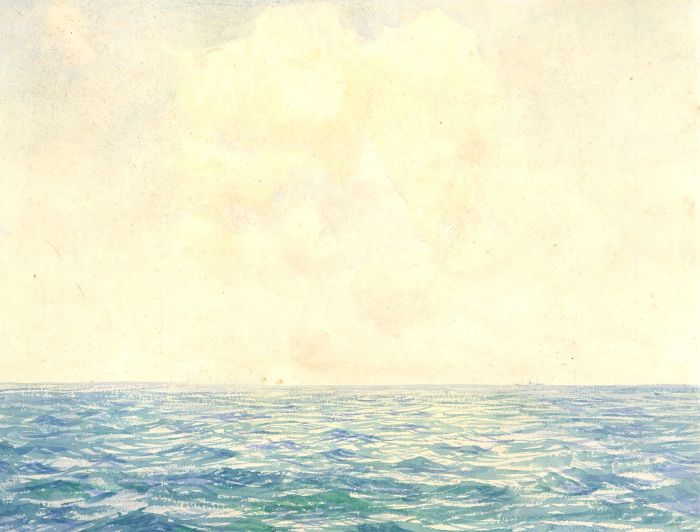 Attrib. Frank Lewis Emanuel (1865-1948) - Early 20th Century, Calm Sea
