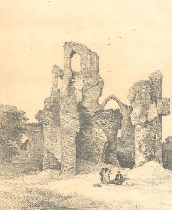Attrib. John Sell Cotman (1782-1842) - Early 19th Century, Castle Acre Priory