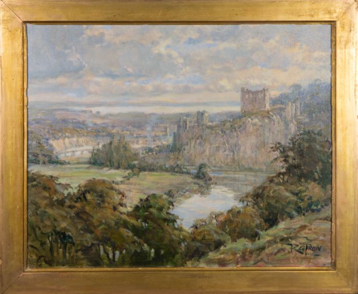 R.G. Trow - Mid 20th Century Oil, Chepstow Castle
