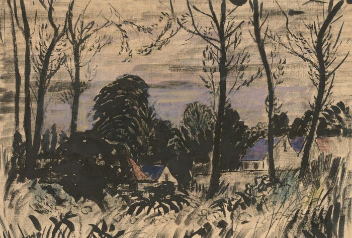 Alfred Henry Robinson Thornton NEAC (1863-1939) - Pen and Ink Drawing, Edgeworth