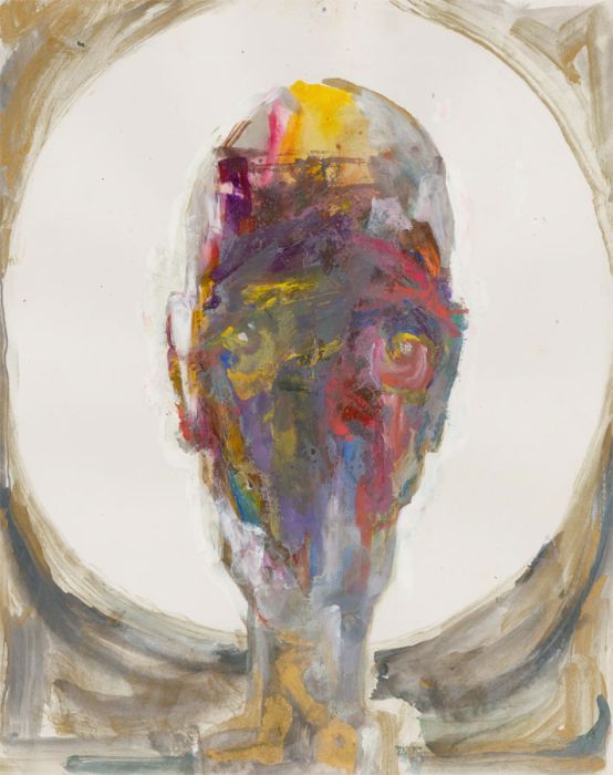 Mircea Marosin (1921-2007) - 20th Century Acrylic, Vibrant Figure