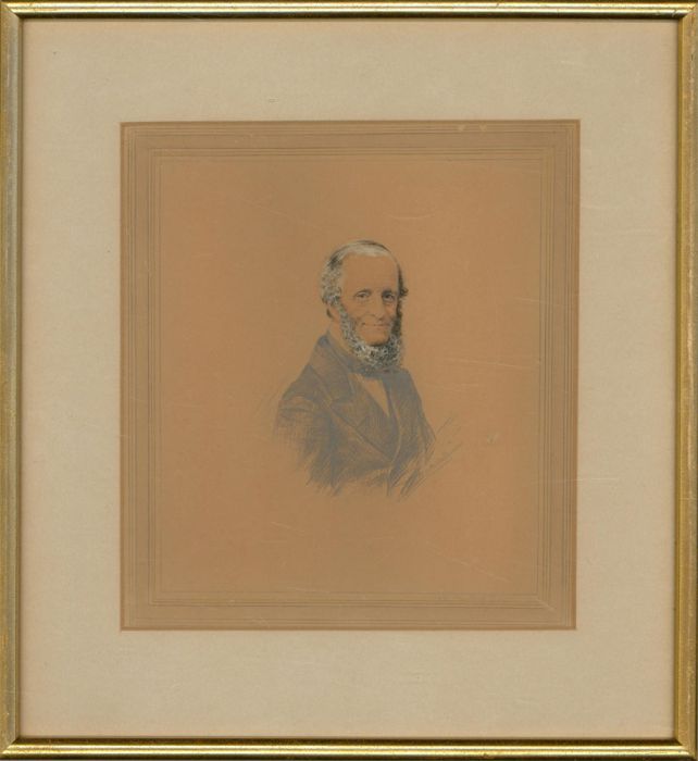 Swaine - Signed & Framed Mid 19th Century Graphite Drawing, Portrait of a Man