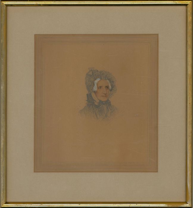 Swaine - Signed & Framed Mid 19th Century Graphite Drawing, Portrait of a Woman