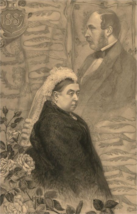 Henry Willliam Batley (1846-1932) - 1887 Mezzotint, Victoria and Albert