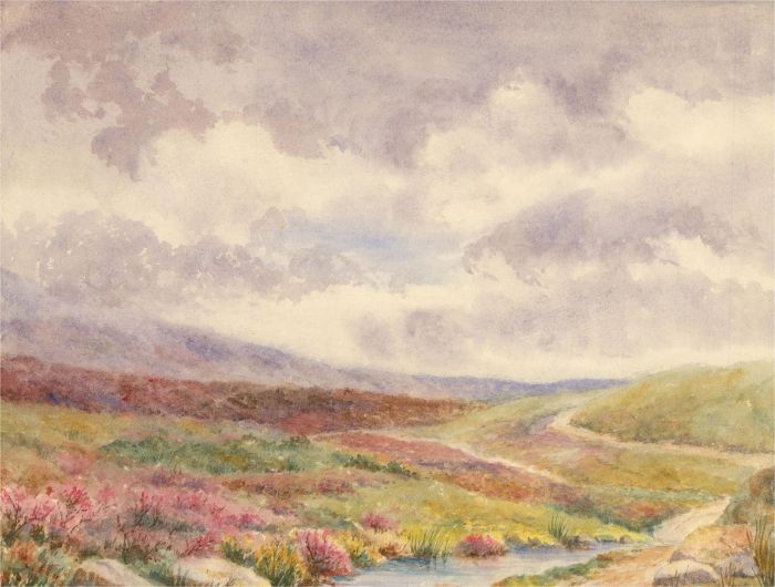 Amy K. Selby (fl.1892-1926) - Signed 1937 Watercolour, Near Moorgate