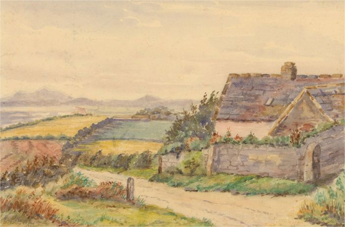 Amy K. Selby (fl.1892-1926) - Signed Early 20th Century Watercolour, West Cliff