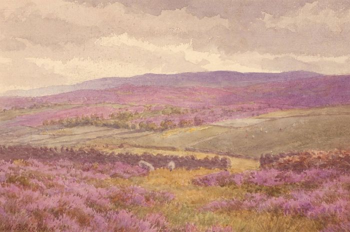 Mary Backhouse Bigland (b.1844) - Late 19th Century Watercolour, Near Bowes