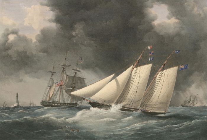T.G. Dutton (1820-1891) after N.M. Condy (1818-1851) - 1850 Lithograph, The Leda