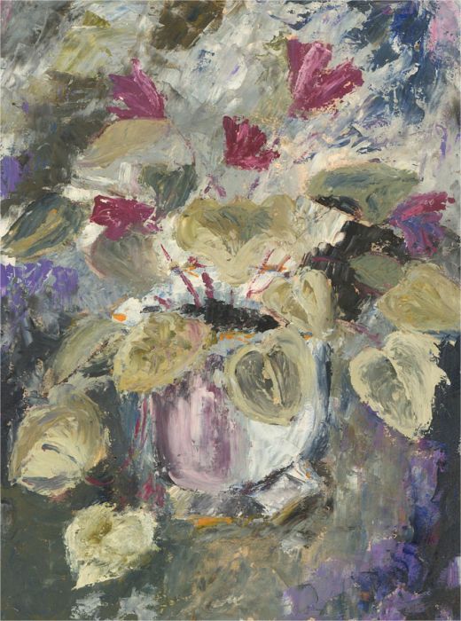 20th Century Oil - Floral Still Life