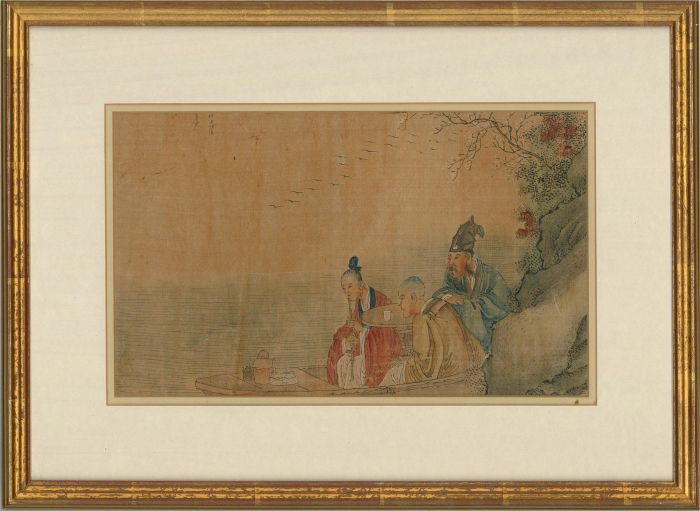 Late 19th Century Watercolour - The Boat Trip