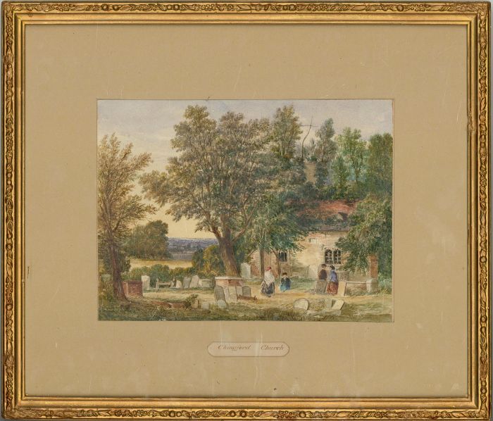 Late 19th Century Watercolour - Chingford Church