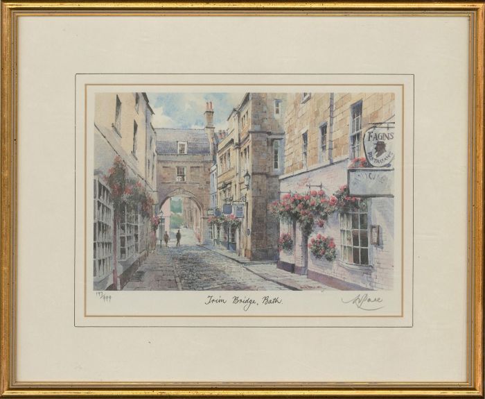 Anthony Pace - Contemporary Lithograph, Views Of Bath