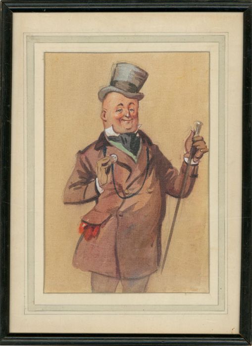 Framed Late 19th Century Oil - Well Dressed Victorian