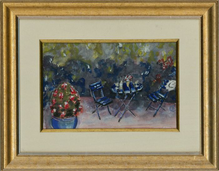 Barry Cleasby - Signed & Framed Contemporary Watercolour, Cheers