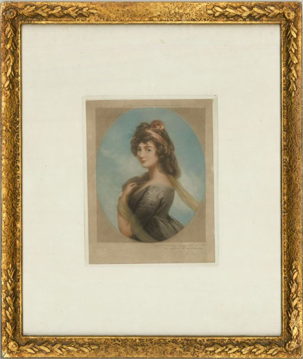 E. M. Hester after John Hopner - 1911 Mezzotint, Portrait of Lady Langham