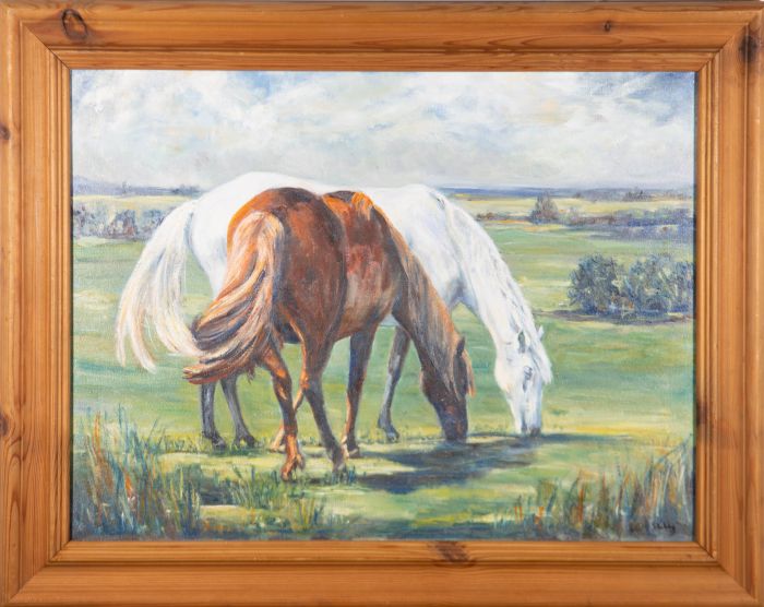 20th Century Oil - Wild Horses Grazing
