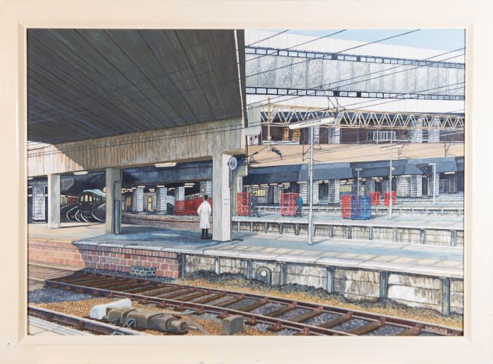  Paul Douglas Bransby - 1989 Acrylic, Birmingham Train Station