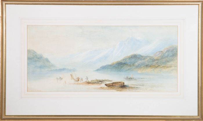 Edwin Earp (1851–1945) - Early 20th Century Watercolour, Bringing In The Boats
