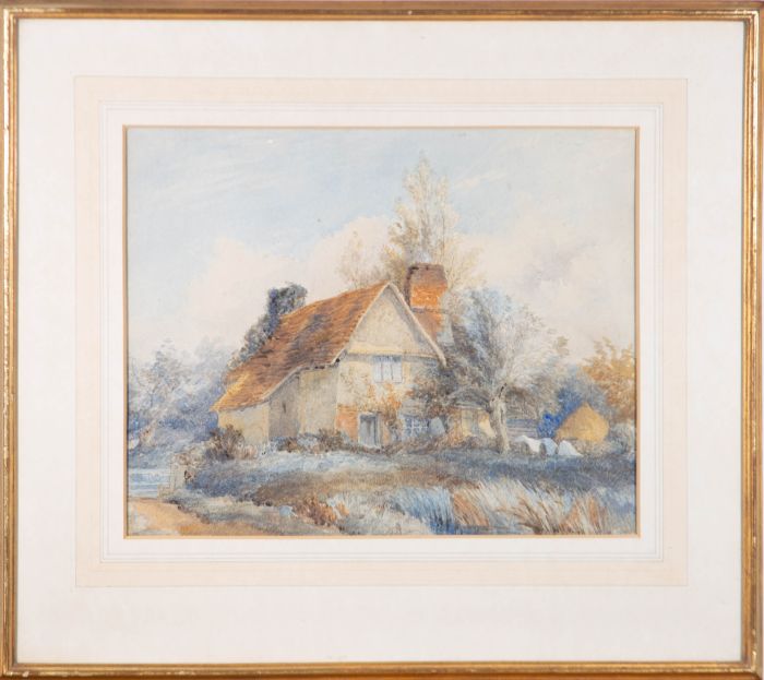 Frederick Brett Russel (1813-1869) - Mid 19th Century Watercolour, The Cottage