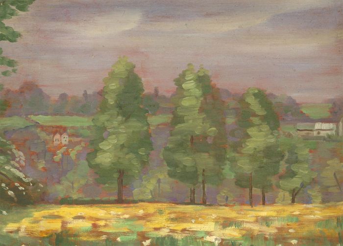 Alfred Henry Robinson Thornton NEAC (1863-1939) - 1929 Oil, From Painswick