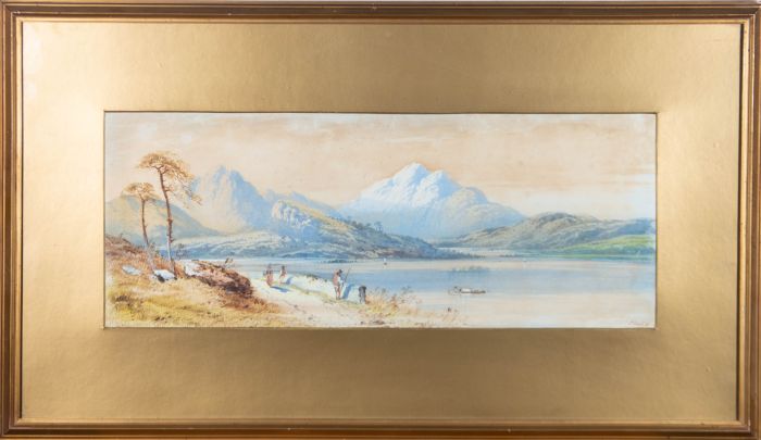 Edwin Earp (1851-1945) - Signed & Framed 1871 Watercolour, Summer by the River