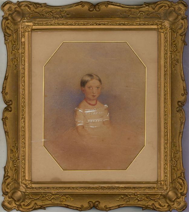 F. T. Baynes (1824-1874) -Mid 19th Century Watercolour, Victorian Child I