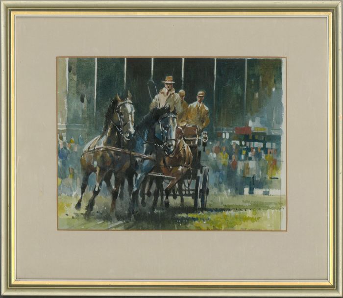 Mike Western (1925-2008) - 20th Century Watercolour, At The Turn