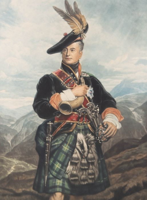 Henry Macbeth Raeburn A.R.A.(1860–1947) - 1929 Mezzotint, Fifth Duke of Gordon