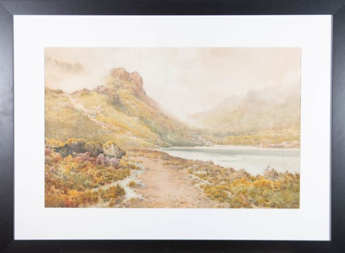 Arthur Suker (1857-1940) - Late 19th Century Watercolour, Cumberland Tarn