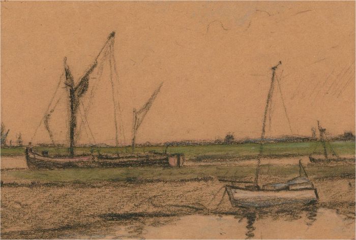 Three 1962 Charcoal Drawings - Stambridge