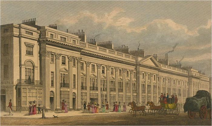 Barrenger and Watkins after Shepherd - A Pair of 1828 Engravings, Regent Street