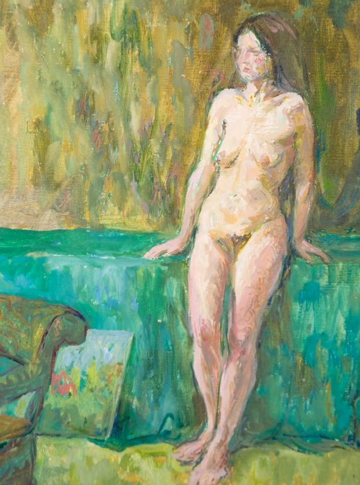 20th Century Acrylic - Female Nude