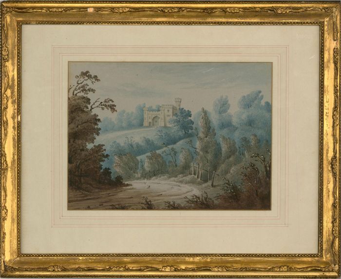 Early 19th Century Watercolour - Castle Lodge, Farleigh House