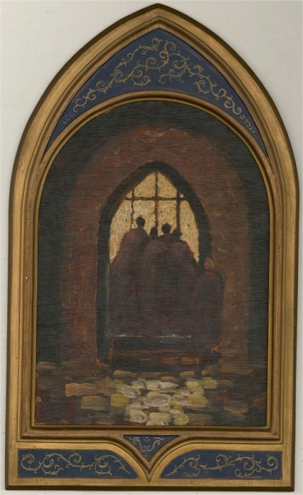 Contemporary Oil - Intrigue At The Window