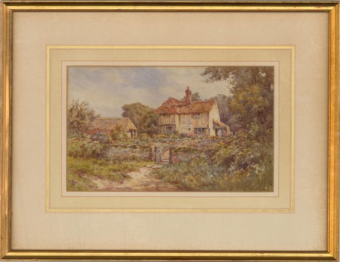 Attrib. Charles Waite - Early 20th Century Watercolour, The Old Cottage