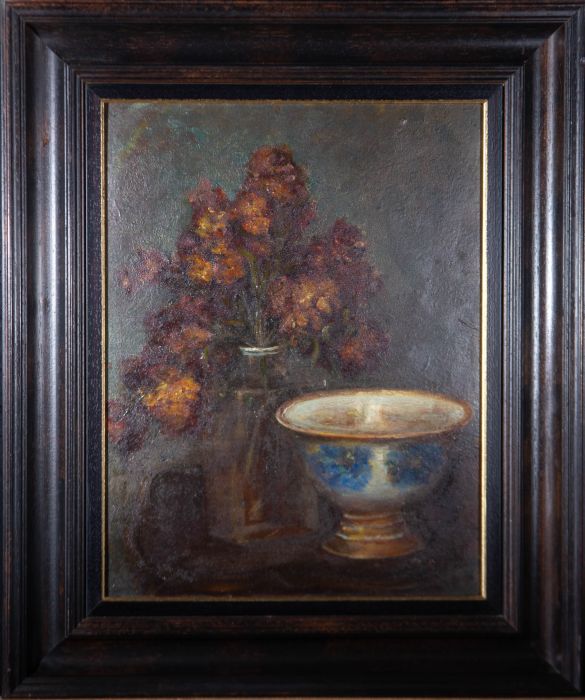 Manner of Vanessa Bell (1879–1961) - Early 20th Century Oil, Flowers And Bowl