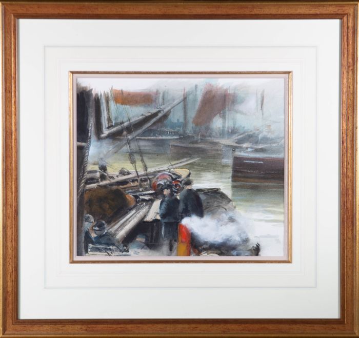 Attrib. John Scarland - 20th Century Watercolour, Harbour